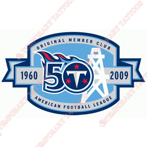 Tennessee Titans Customize Temporary Tattoos Stickers NO.837